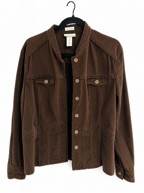 Jones New York Sport Stretch Brown Jacket – XL